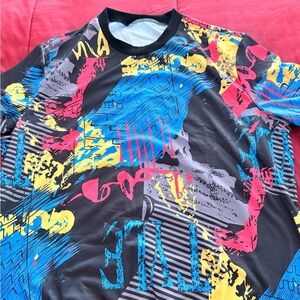 Vibrant Multicolor Graphic Sweatshirt